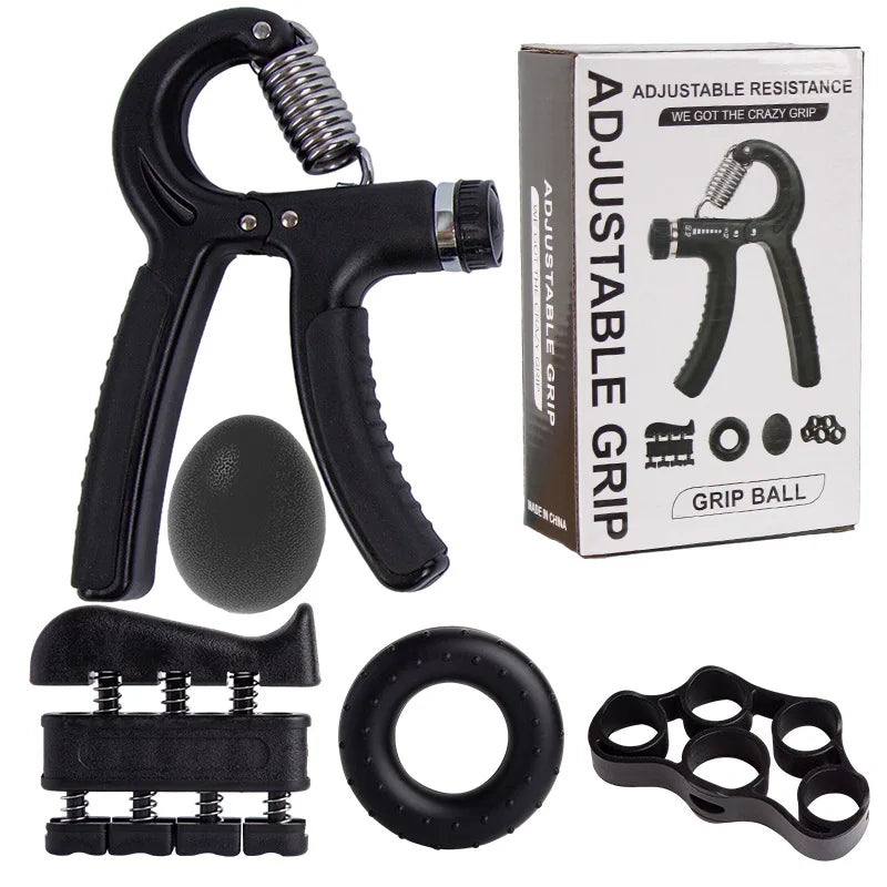 Adjustable Grip Strength Trainer with Finger Exerciser