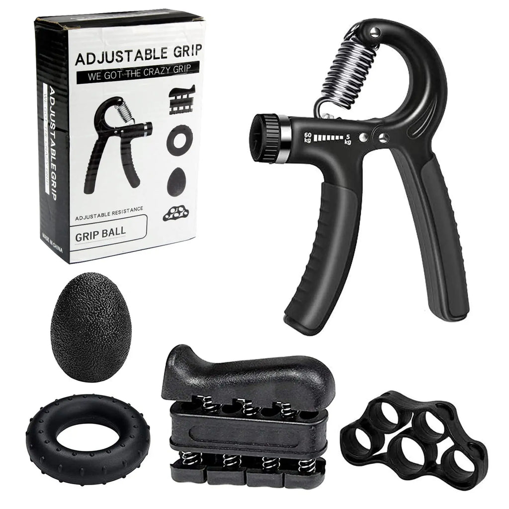 Adjustable Grip Strength Trainer with Finger Exerciser