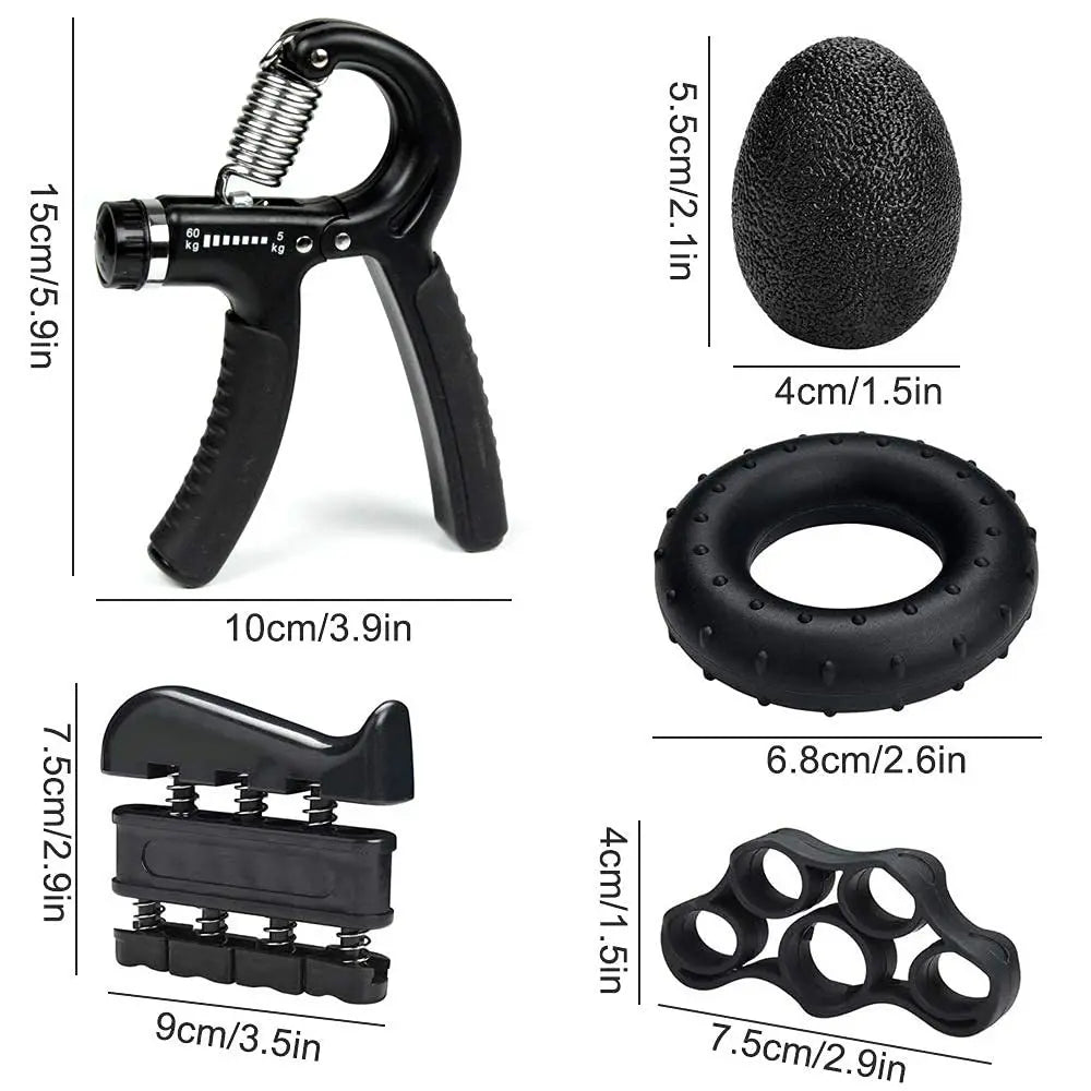Adjustable Grip Strength Trainer with Finger Exerciser
