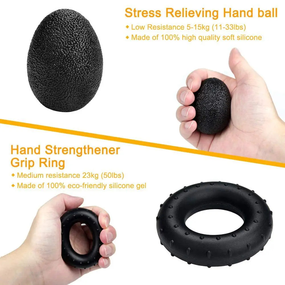 Adjustable Grip Strength Trainer with Finger Exerciser